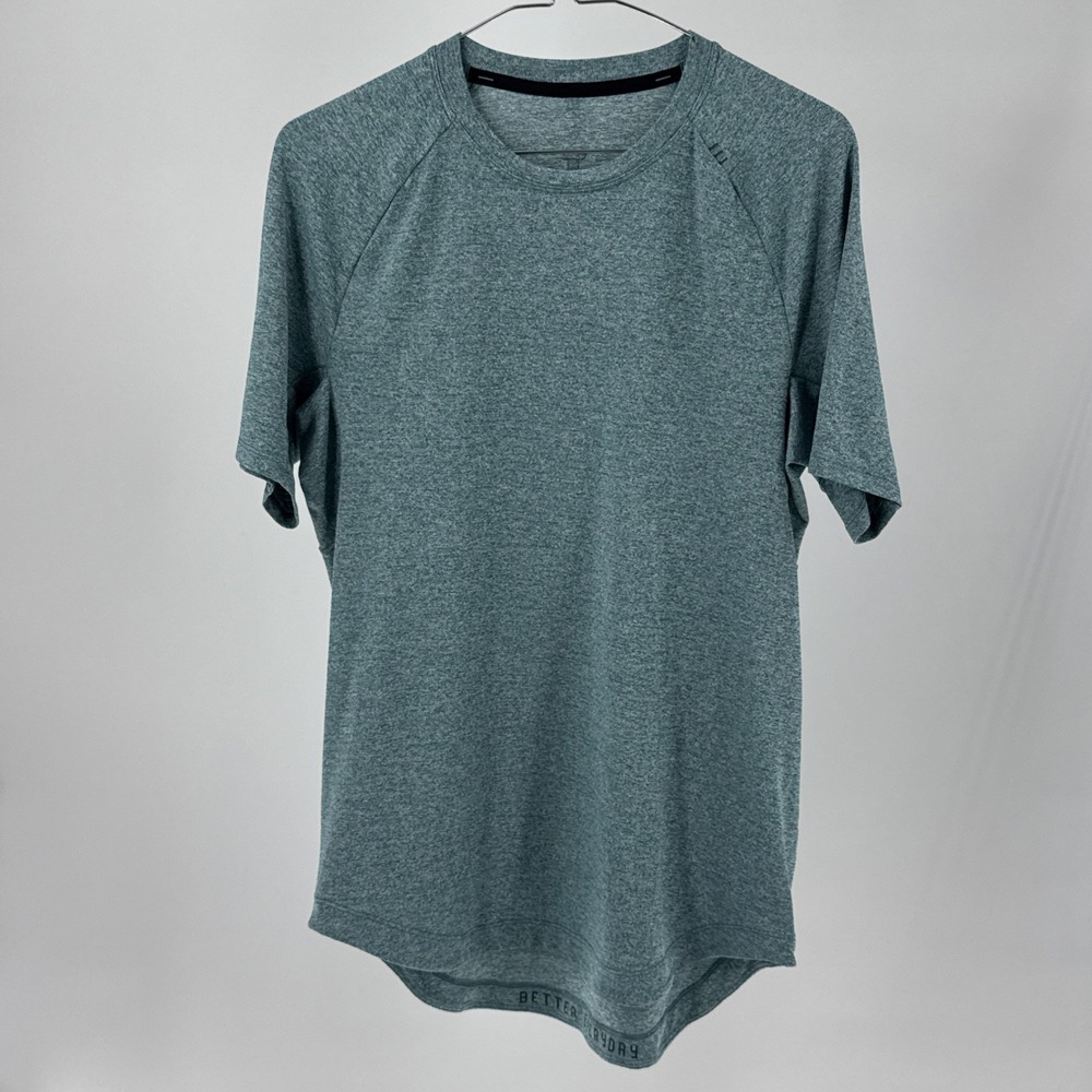 Lululemon Drysense Training Short Sleeve Shirt Heathered Deep Cove Size XS/Small